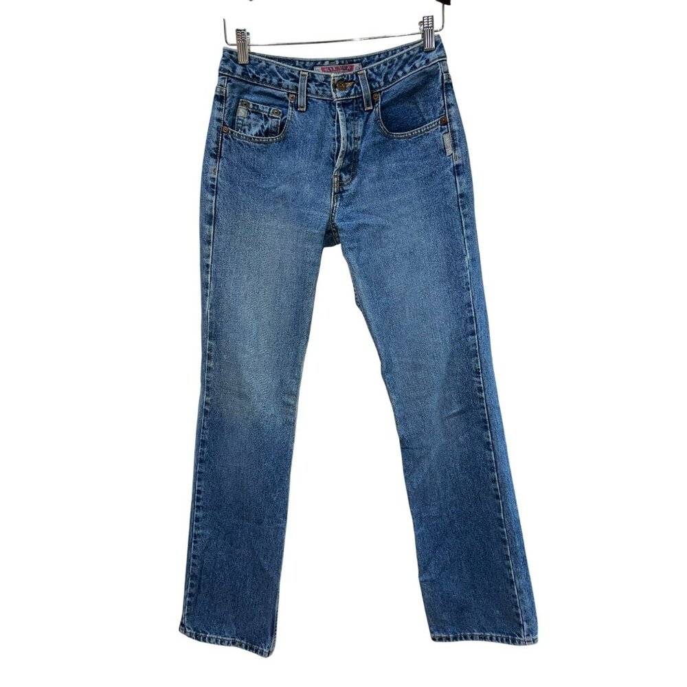 Vintage Silver Jeans Co. Women's Button-Fly Medium Wash Denim Jeans Size 28/34